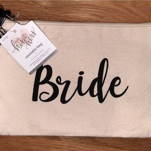 Bride zip-up cosmetic/make up bag!